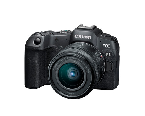 EOS R8 Mirrorless Camera with RF 24-50mm F4.5-6.3 IS STM Lens