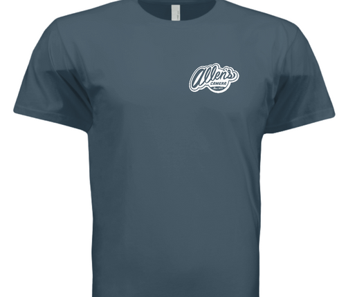 Allen's Camera T-Shirt - Indigo (XX-Large)