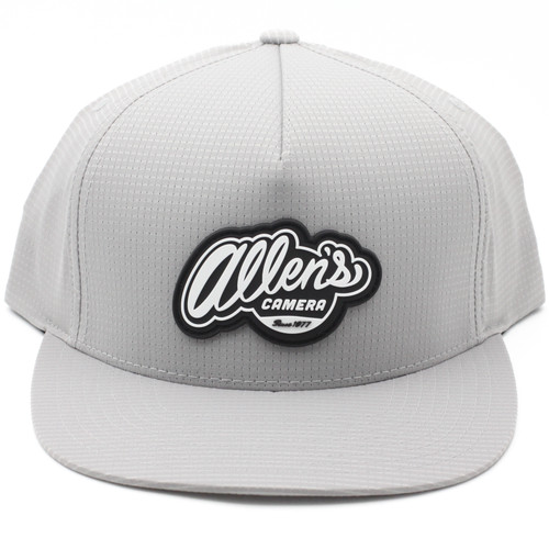 Allen's Camera Icon Performance Logo Hat - Light Grey