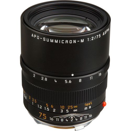 APO-Summicron-M 75mm / f2 ASPH black anodized (E49) /USED APO-Summicron-M 75mm / f2 ASPH black anodized (E49) /USED
