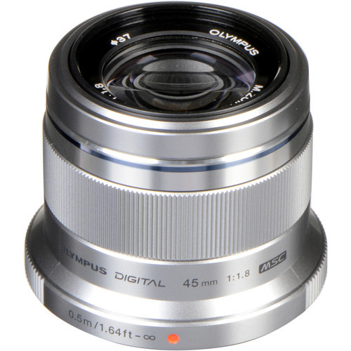 M.Zuiko Digital 45mm f/1.8 Lens (Silver) /USED