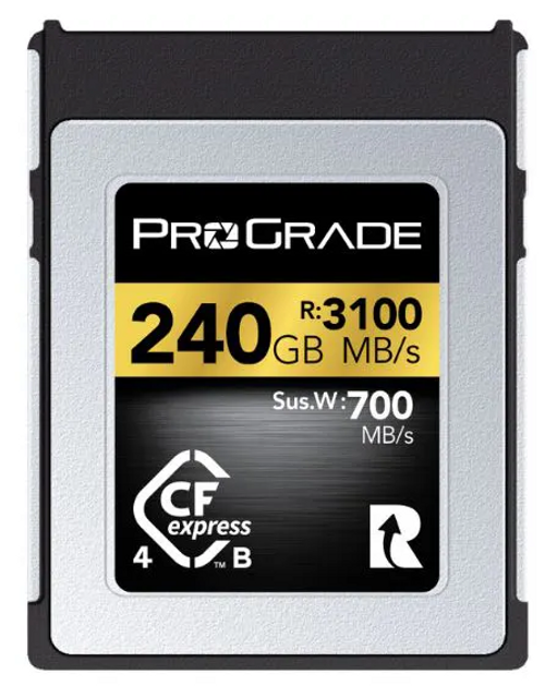 240GB CFexpress 4.0 Type B Memory Card
