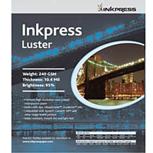 Luster 8.5'' x 11'' (30 sheets) Luster 8.5'' x 11'' (30 sheets)