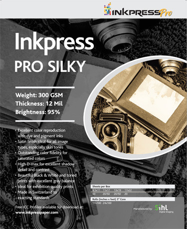Pro Silky Paper 8.5'' x 11'' (50 sheets)