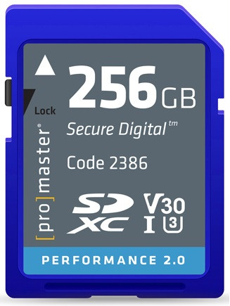 SDXC 256GB Performance 2.0