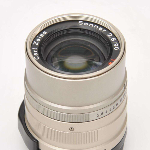 90mm f/2.8 Zeiss Sonnar T* Lens for G-Series (Silver) /USED