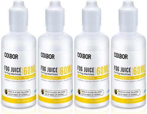 Portable Fog Machine Liquid 60ml - 4 Pack