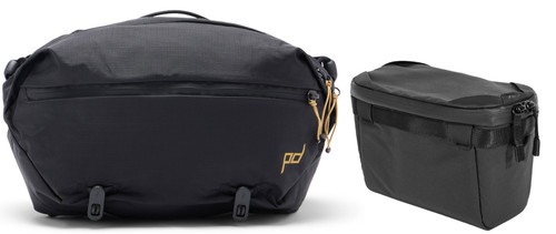 Outdoor Sling 7L (Black) With XS Camera Cube