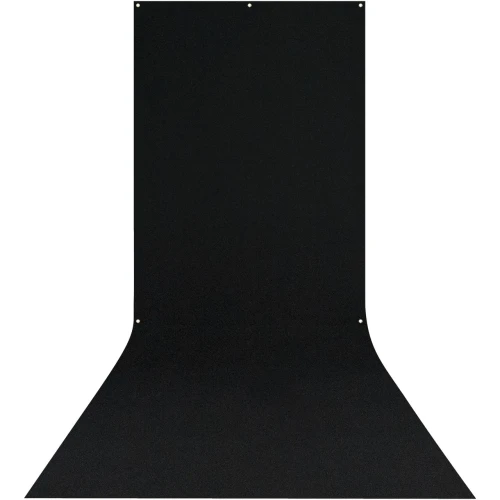 X-Drop Pro Wrinkle-Resistant Backdrop Sweep (Rich Black, 8 x 13') /USED