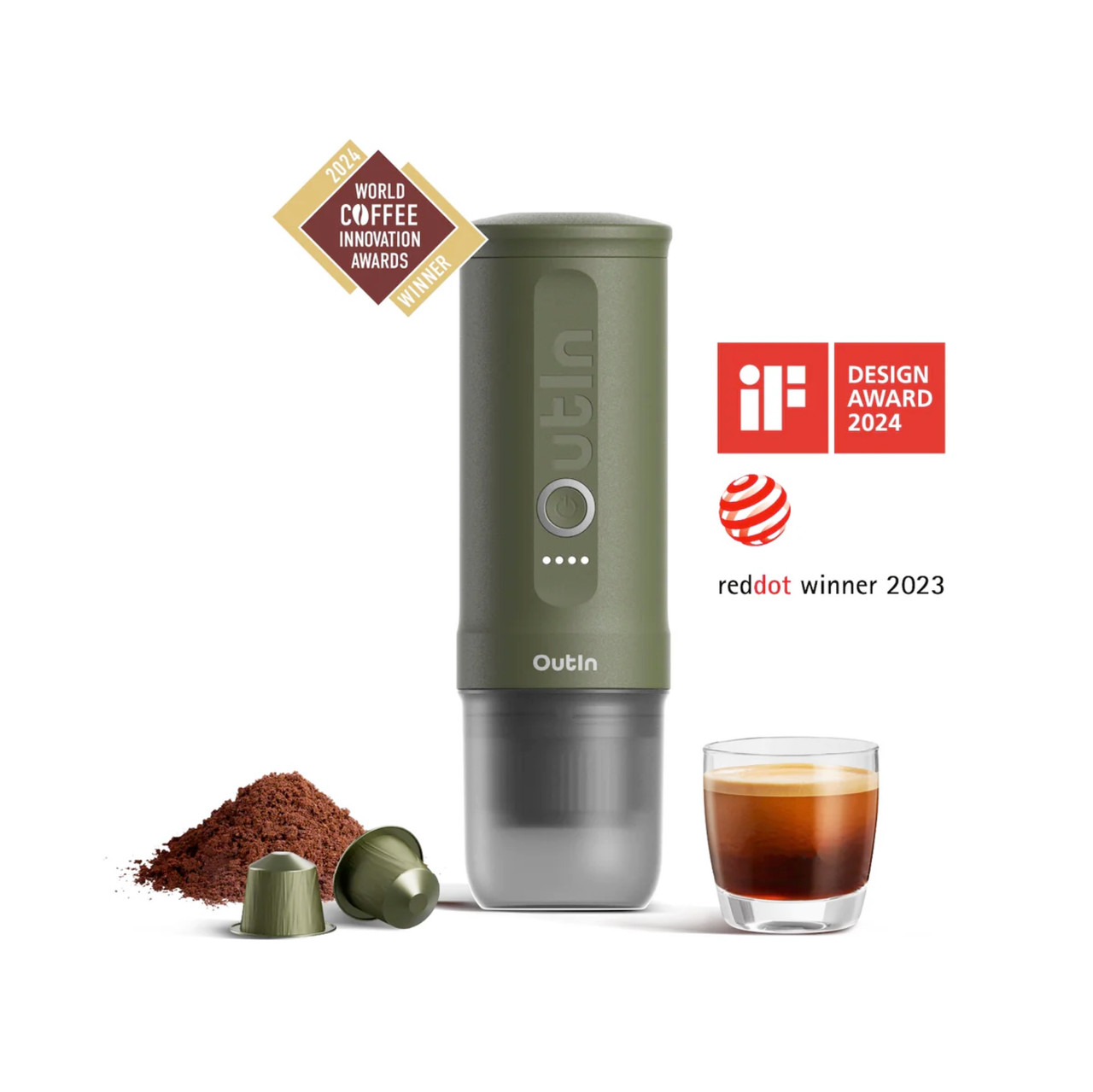OutIn Nano Portable Electric Espresso Machine