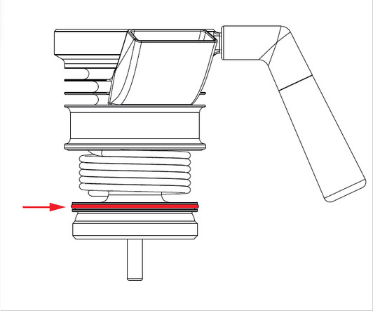 9barista Boiler O-Ring Mk1 Diagram