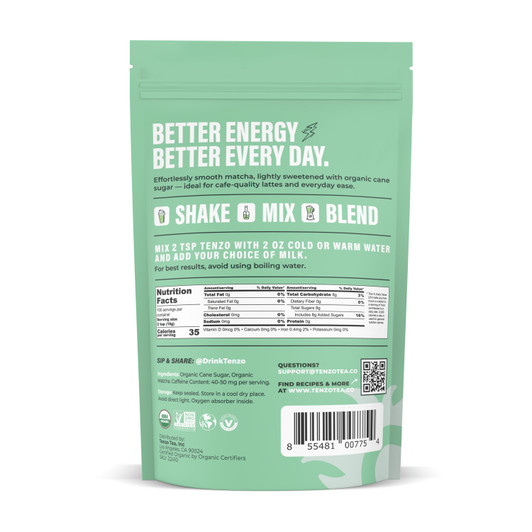Tenzo Sweet Blend Ceremonial Matcha Mix 1kg