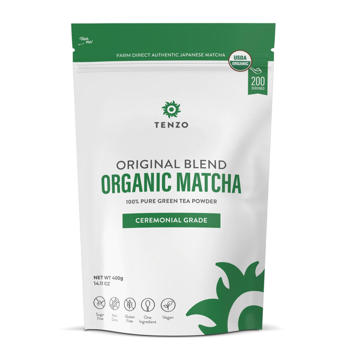 Tenzo Organic Matcha Original Blend Ceremonial Grade 400g