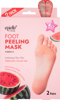 Foot Peeling Mask | Watermelon Smooth Peel | 2 Pairs