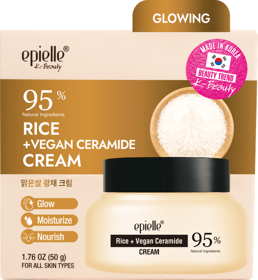 Rice + Vegan Ceramide Cream | 95% Natural Ingredients