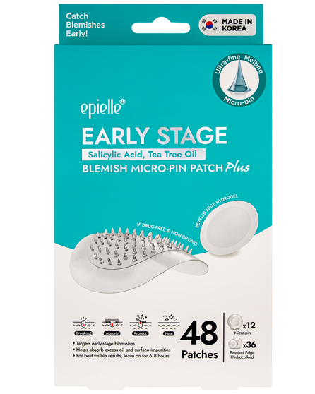 Early Stage Blemish Micro-Pin Patch Plus | Salicylic Acid + Tea Tree Oil | 48ct