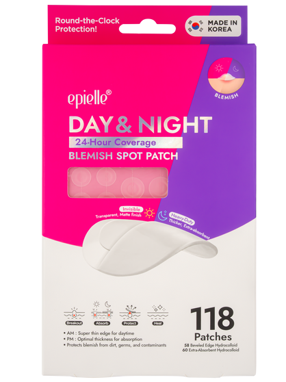 Day & Night Blemish Spot Patch | 24-Hour Coverage | 118 Count