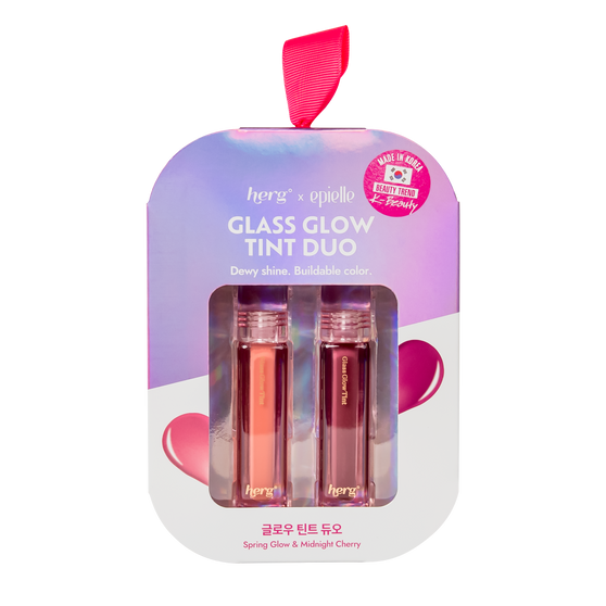 epielle x herg Glass Glow Tint Duo | Spring Glow & Midnight Cherry