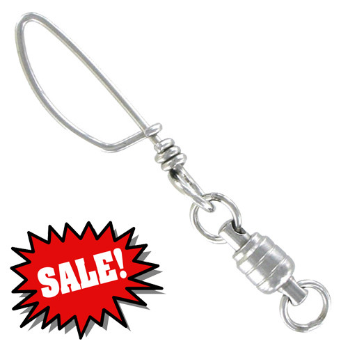 Ball Bearing Dual Rotation Stainless Steel Snap Swivel