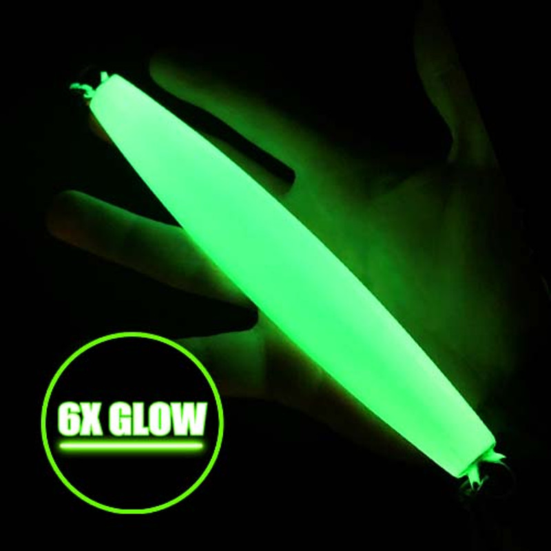 Pitbull Tackle Diamond Jig 6X Glow