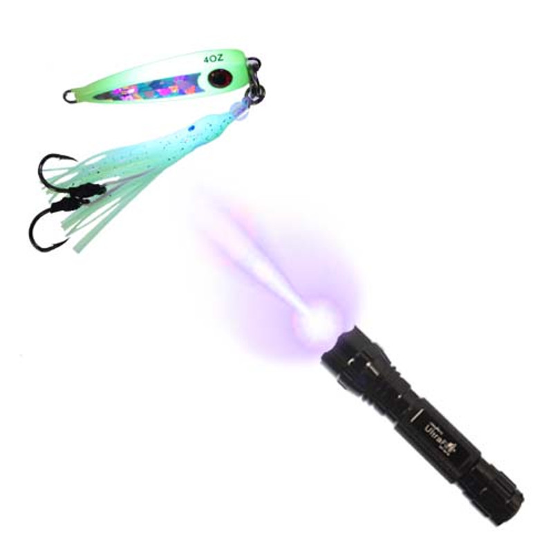 Lite Cannon HANDS FREE LED Glow in the Dark Lure Light for Ice or Night  Fishing. 