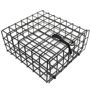 Tackle West Plastic Crab Bait Cage Black