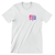 Bisexual Pride #FullSpeedAhead (Non-Fitted/Fitted White Tee)