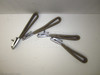 88-94 Vanden Plas Grab Handle Pivots Assist Strap Leather w Chrome Bezel Spirit Oem Used 1 Only