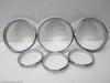 06 XK8 XKR Instrument Panel Aluminium Chrome Bezel Trim Olympic Set 6 Pieces
