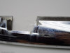 97-05 XK8 Chrome Bumper Trim Vane Splitter Hja6451Bc w 2 Missed Tabs Crack And Dent