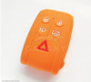 07-15 XF XK R S Silicone Remote Protector Key Fob Cover Shell Only Orange Color