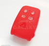 07-15 XF XK R S Remote Key Fob Protector Silicone Cover Shell Only Red Color