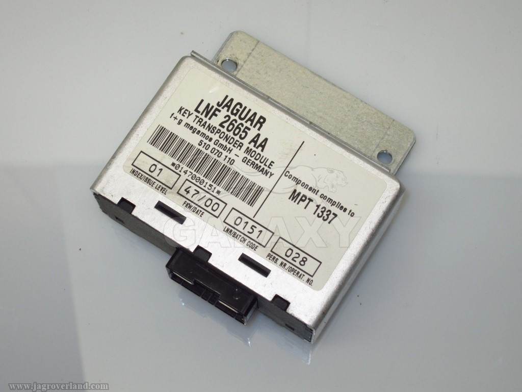 Key Fob Transponder 99-02 XJ XK 8 R Module Lnf2665Aa Mpt 1337