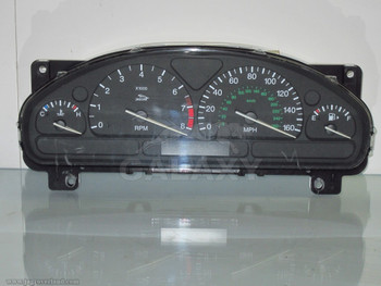 00-02 S-Type 4.0L Instrument Speedometer Cluster 67396 Xr8F-10849-Bm Xr81849600D 56K