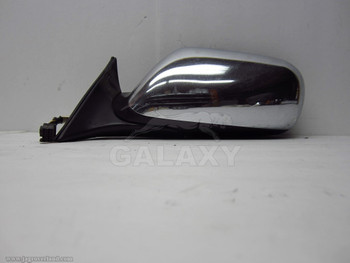 95-03 XJ6 XJ8 Left Door Mirror Assy Black Chrome Cover Oem Used Scratched 3003-355 E11-011166