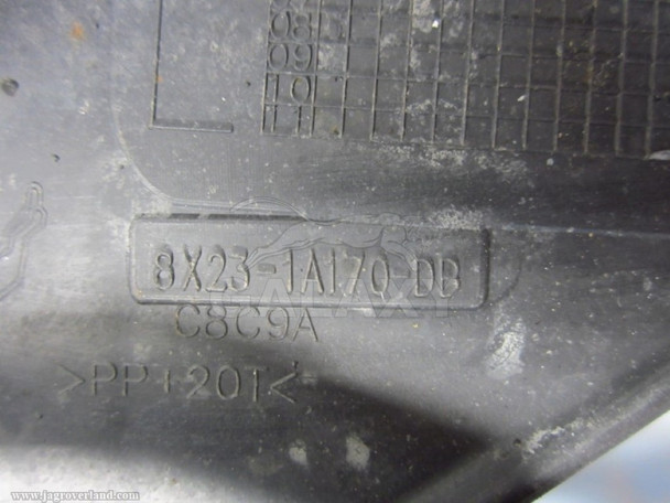 09 XF Rear Left Tire Pressure Sensor Receiver w Bracket 8X23-1A170-Db 4H23-1A166-Aa