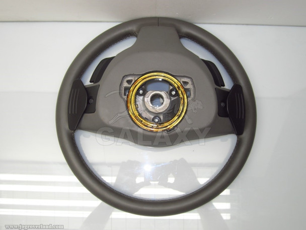 10-16 XJ R L Steering Wheel w Switches Aw93-3F563-Cg Amt C2D36140Amt