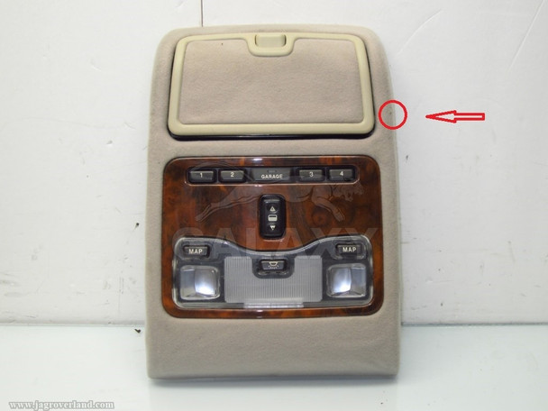 95-03 XJ6 XJ8 X350 XJR Vanden Plas Overhead Console Assembly Bec26587Agd