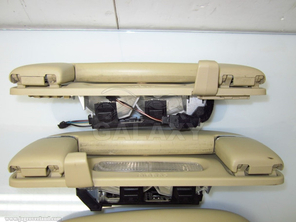 04-05 XJ8 XJR Vanden Plas Interior Grab Bar Grip Handle Set C2C22642Agd C2C22639Agd