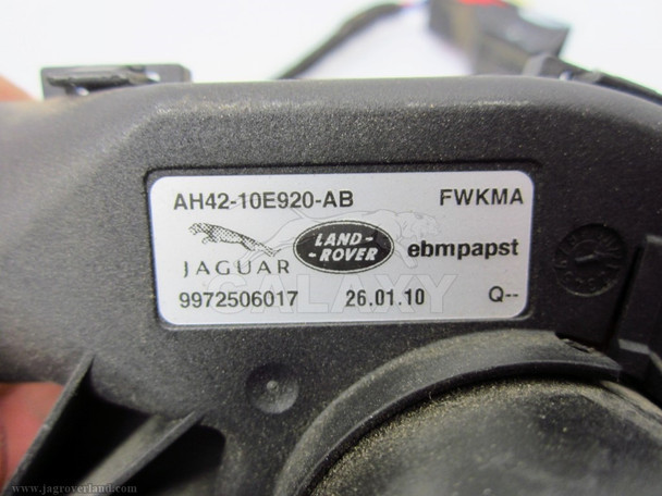 10-17 XJ R L Dash Panel Instrument Compenents Cooling Fan Duct C2D7495 Ah42-10E920-Ab Fwkma