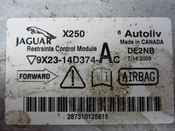 Control Module 10-11 Jaguar XF R Diagnostic Sensor ECU C2Z16639 9X23-14D374-Ac
