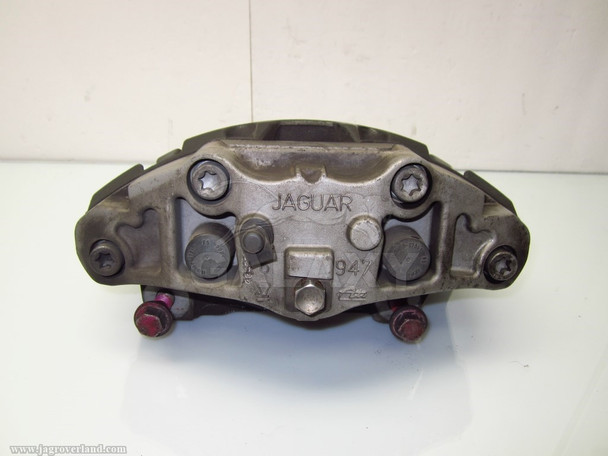 09 XF Supercharged Oem Front Right Disc Brake Caliper Bracket Mount Used C2Z9368 C2Z9366