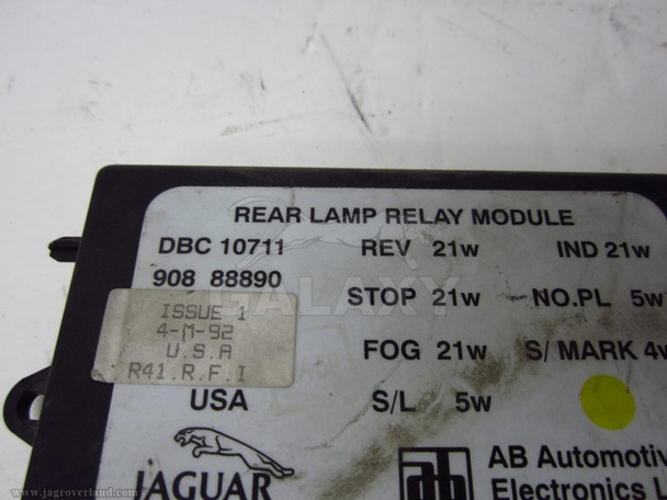 Lamp Control Module 1993 Jaguar XJ6 Rear ECU Dbc10711
