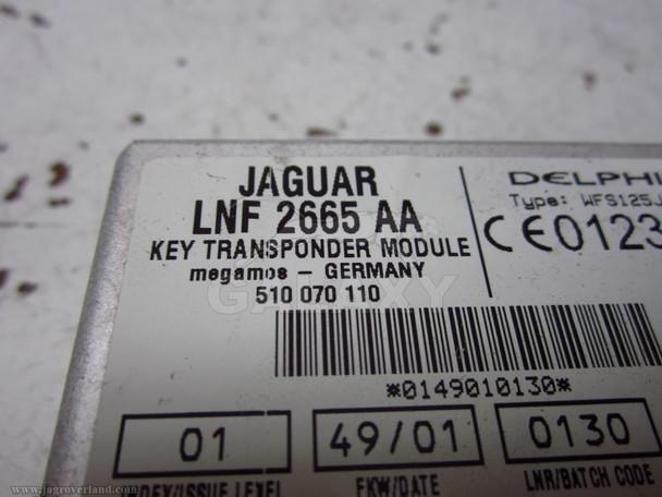 Key Fob Transponder 99-02 XJ XK 8 R Module Lnf2665Aa Mpt 1337