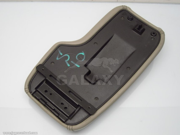 00-02 S-Type Center Console Lid Arm Rest Xr815675Agm Almond Leather