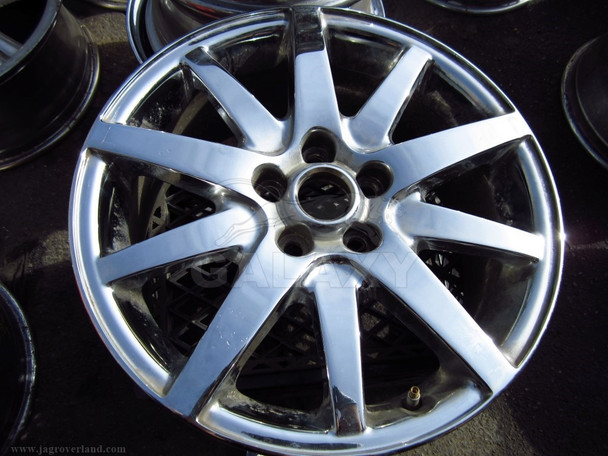 00-02 S-Type 17X7.5 Chrome Road Wheel Xr83-1007Ca