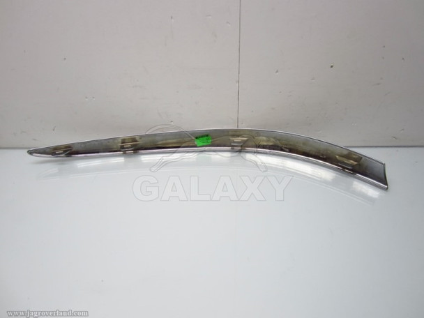 02-08 X-Type Molding Front Bumper Left Chrome Scratched 1X43-17C753-A C2S11803