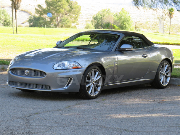 2011 Jaguar XK XKR Supercharged 5.0L Convertible Lunar Gray Metallic Paint
