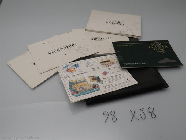 1998 Jaguar XJ8 XJR Owners Manual Driver's Handbook Packet