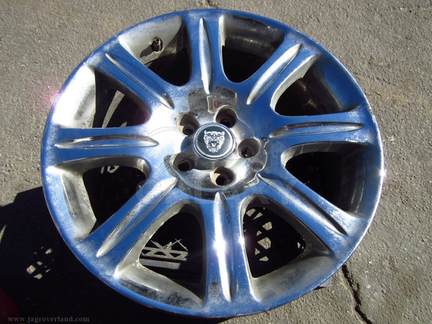 04-07 XJ8 18X8 Chrome Road Wheel 2W93-1007-La